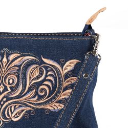 Торжокские золотошвеи / Denim bag "Indigo"