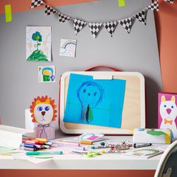IKEA / Bag-tablet for drawing "Mola", 24 colors