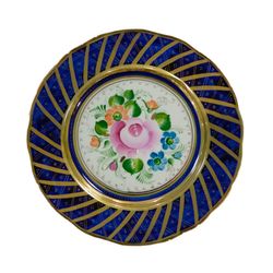 Гжельский Фарфоровый завод / Dessert plate overglaze painting
