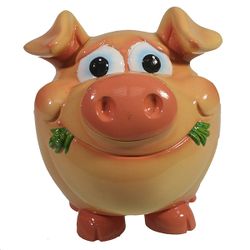 Ремеко / Piggy bank "Pig Borya" (light) L13W13.5H14