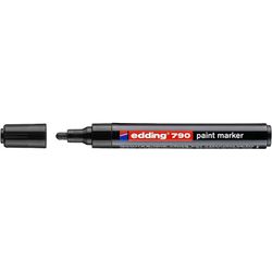 EDDING / Edding / Vernice Marker lucida, pennino tondo, 2-3 mm Nero