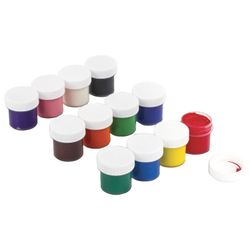 POLIPAX / Gouache 12 colors, 10 ml each without brush, cardboard box