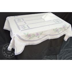 Елецкие кружева / Yelets lace / Table set "Tablecloth and napkins"