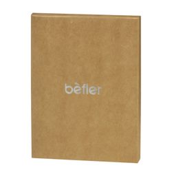 BEFLER / Billetera del conductor "Classic", piel auténtica, estampado, 6 bolsillos de plástico, coñac