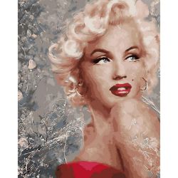 Опт-картина / Paint by number 40x50 GX 31309 Monroe