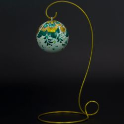 Промысел / Fishing / Christmas tree wooden ball, 65 mm