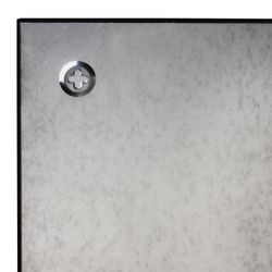 Lavagna magnetica in vetro (60x90 cm), 3 magneti, NERO, BRAUBERG