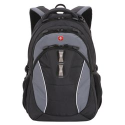 WENGER backpack, universal, black, grey inserts, 22 l, 32х15х46 cm