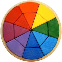 Constructor Circle Goette - colorful educational toy (handmade)