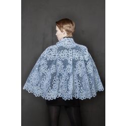 Снежинка / Snowflake / Women's lace drape "Sudarushka"