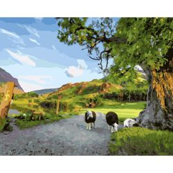 Опт-картина / Pintura por números 40x50 Natureza pura