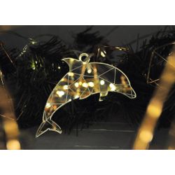 Ленивые Бобры / Lazy Beavers / Mirror Christmas tree toy "Dolphin"