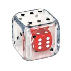 GamesDealer / 内部立方体(立方体中的六角立方体),25 毫米