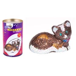 A set of creative mosaic sequins 3D "Cat"