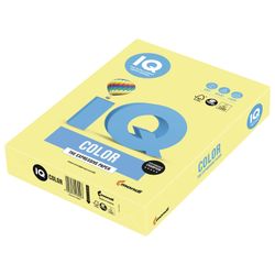 IQ COLOR / Giấy A4, 160 gsm, 250 tờ, cường độ trung bình, màu vàng chanh