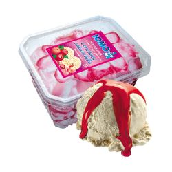 Ice cream "Perfection" with cranberry jam / with caramel, 800 g