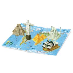 ГеоДом / GeoDom / Book for reading and modeling (+ dust jacket map). World wealth.