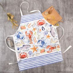 Этель / Apron Marine 60x70 cm, 100% cotton, twill 190 g / m2 4136526