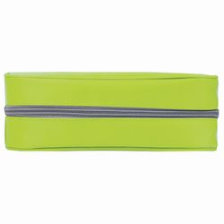 Pencil case-cosmetic bag BRAUBERG, soft, "KING SIZE NEON GREEN", 20х8х9 cm