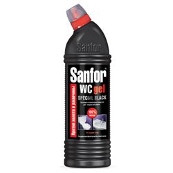 Чистящее средство 750 г, SANFOR WC gel (Санфор гель) "Special Black"