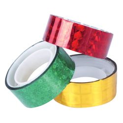 ОСТРОВ СОКРОВИЩ / Adhesive tapes 15 mm х 5 m, decorative holographic, set of 3 pcs., Assorted No. 2