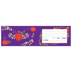 ЗОЛОТАЯ СКАЗКА / Invitation 70x120 mm (in the spread 70x240 mm), "Style", foil