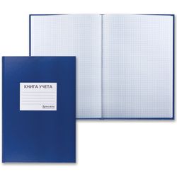 Book accounting 96 sheets, A4 200-290 mm BRAUBERG, cage, hard cover of cardboard, boomvinil, sticker on the cover, offset