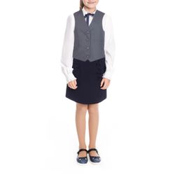 Vest grey with a strap for the correction on the figure in the back for girls