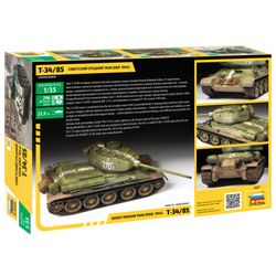 ZVEZDA / Combined model Soviet medium tank "T-34/85"