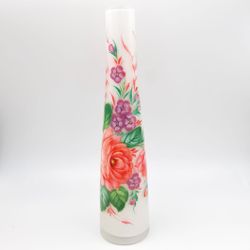 Жостово / Hand-painted vase 23 cm.