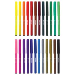 Sharpeners BRAUBERG "ACADEMY", 24 colours, ventilated cap, PVC packaging
