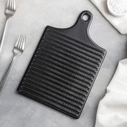 Доляна / Doliana / Serving Platter "Grill", 18 × 28 cm, black