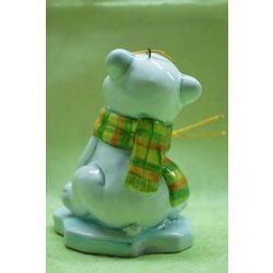 Ярославская майолика / Christmas toy "Bear from the North"