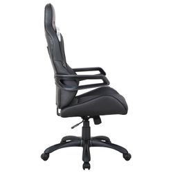Computer chair BRABIX "Nitro GM-001", fabric, eco-leather, black
