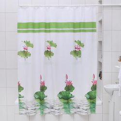 Доляна / Doliana / Curtain for the bathroom "Lily", 180 × 180 cm, EVA