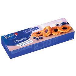 BAHLSEN / Cookies "Deloba" puff with blueberries, 100 g, Germany