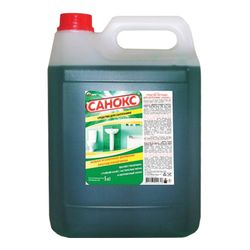 A 5 litre rust and lime plaque removal tool, SANOX
