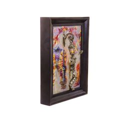 Золотая антилопа / Painting "Guy with a rose. Autumn" backlit 11408