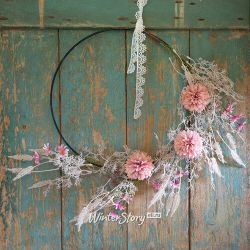 Kaemingk / Wall decor Charlotte Rose 44 cm