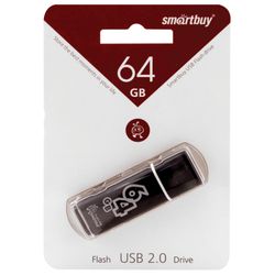 SMARTBUY / Flash Drive 64 GB Glossy USB 3.0, dark gray