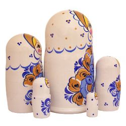 Matryoshka "Gzhel"pattern