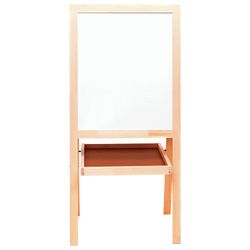 Cavalletto da lavagna bifacciale per gesso e pennarello magnetico (56x67 cm) bianco/verde, RUSSIA, BRAUBERG