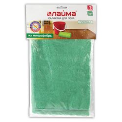 ЛАЙМА / Cloth for cleaning the floor, dense microfiber, 70x80 cm, green
