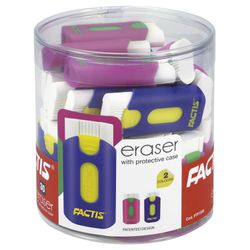 Eraser FACTIS SUIT (Spain), 53x25x12 mm, white, extendable, PVC