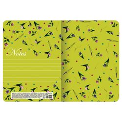 BRAUBERG / Notebook 60 l. point to point cover SoftTouch, foil, beige paper 70 g / m2, stitching, B5 (179x250 mm), FLORET / 4 pcs.
