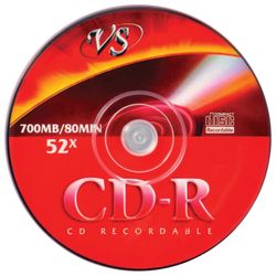 VS / Discs CD-R 700Mb 52x Cake Box, SET 50 pcs.
