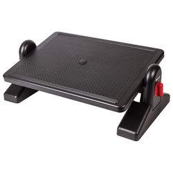 BRAUBERG footrest, office, 41.5x30 cm, with retainers, black