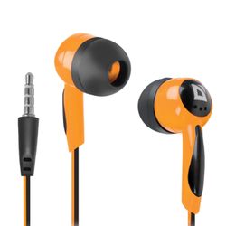 DEFENDER / Headphones Basic 604, wired, 1.2 m, in-ear, black with orange