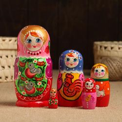 Сималенд / Matryoshka "Compound", 5 dolls