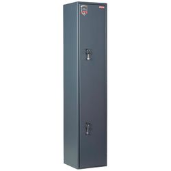 Safe AIKO weapons "Berkut 150", 1480 x300 x300 mm, 34 kg, on 4 barrels, 2 key locks